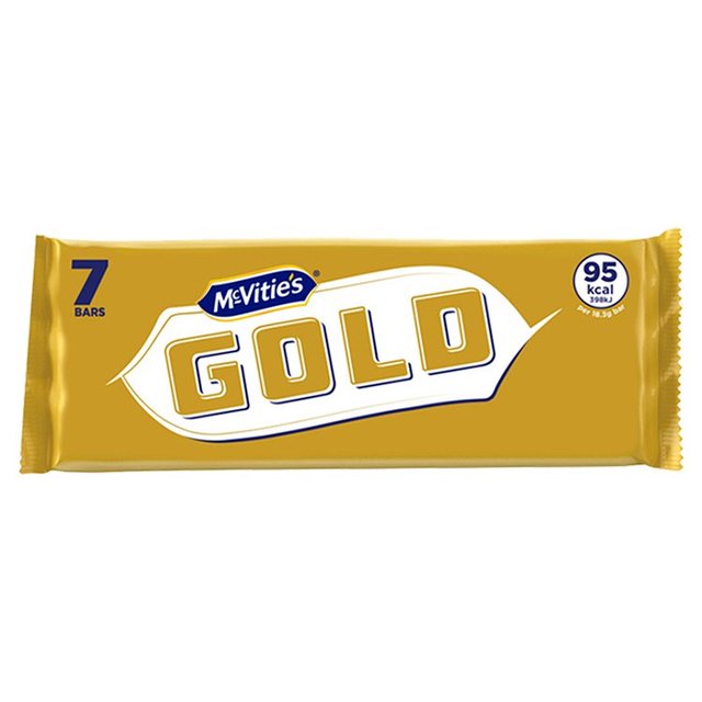 McVitie's Gold Caramel Flavour Biscuit Bars Multipack   7 per pack GOODS M&S   