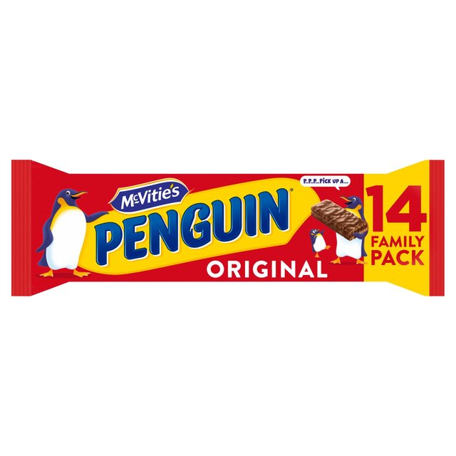 McVitie's Penguin Milk Chocolate Biscuit Bar   14 per pack