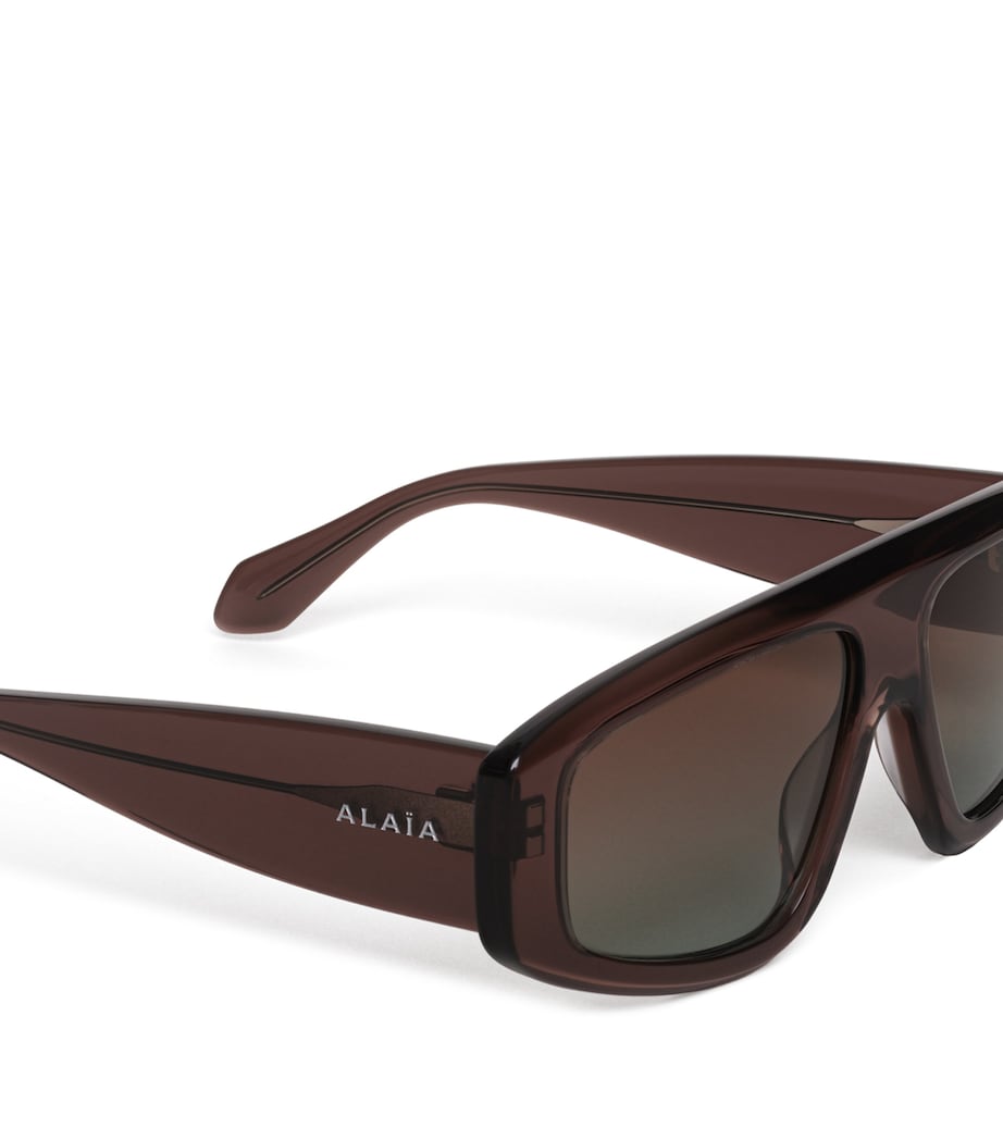 Alaïa aviator mask sunglasses acetate frames - British product