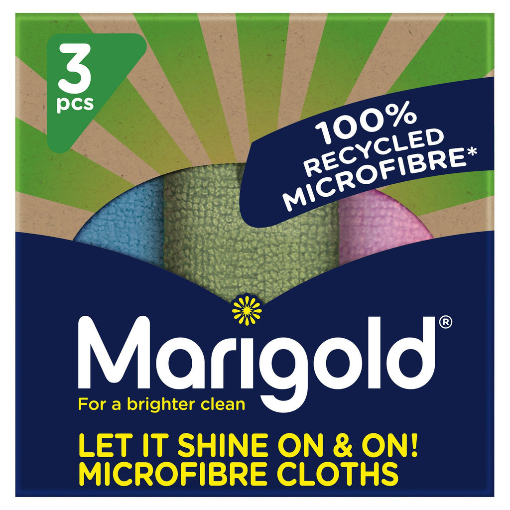 Marigold Let it Shine On & On Microfibre Cloths x3