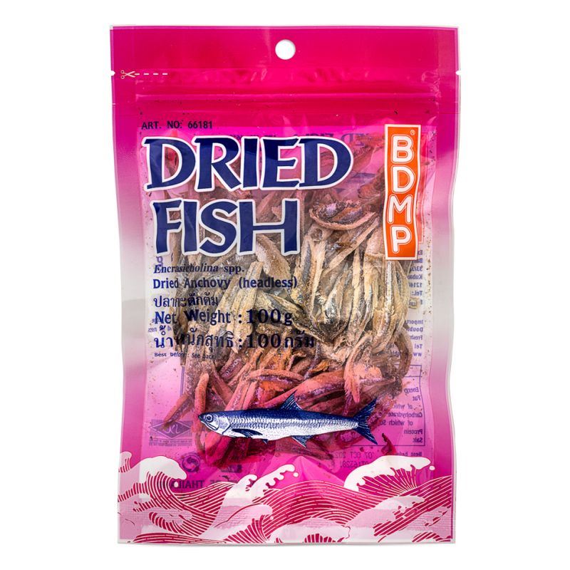 BDMP dried anchovy headless, imported from the UK