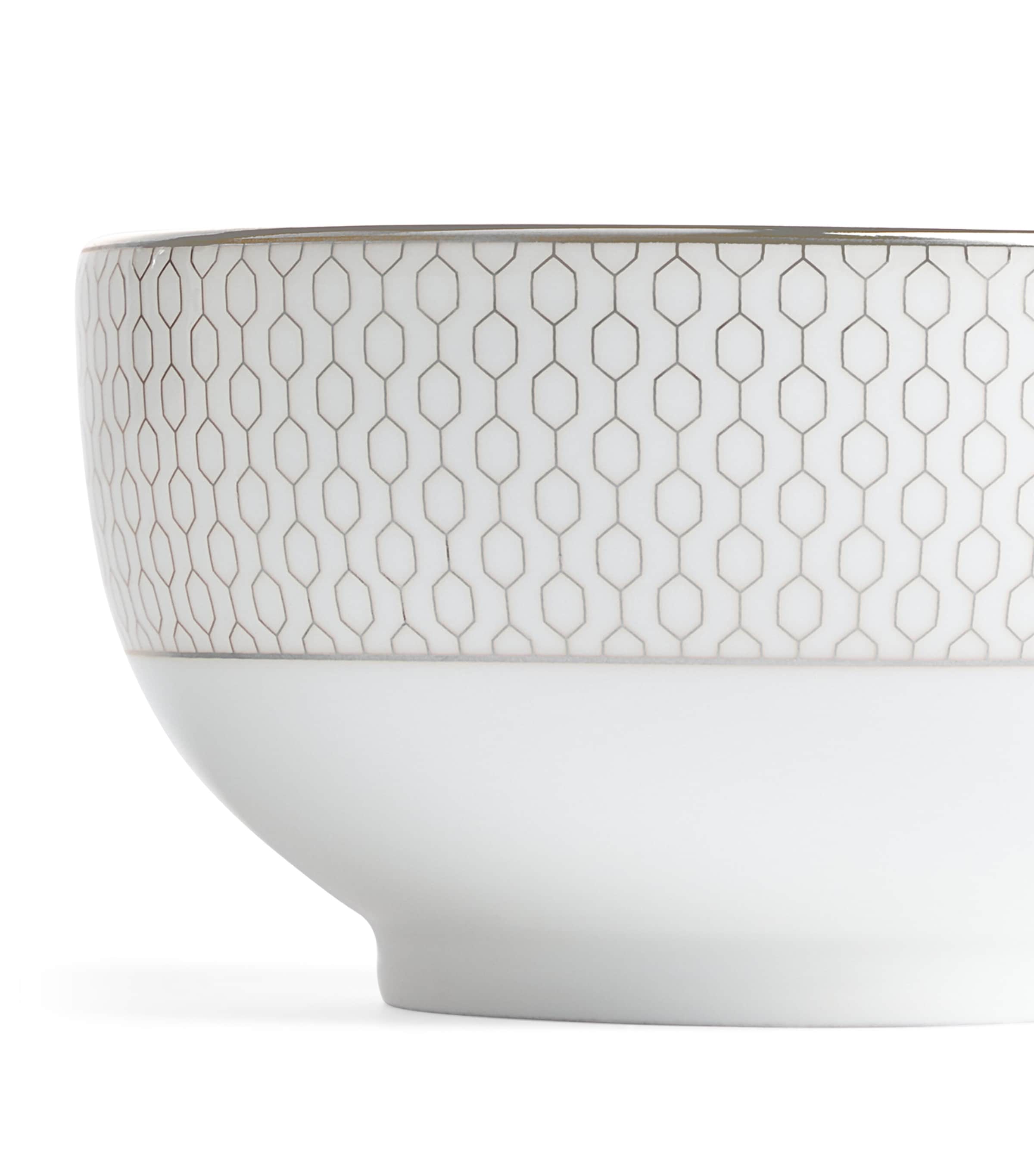 Wedgwood Gio Platinum rice bowl 11cm (British brand)
