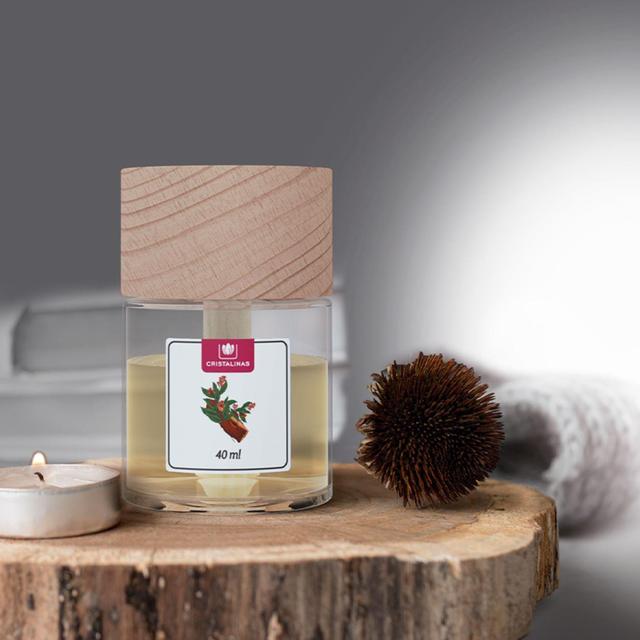 Cristalinas Wooden Top Diffuser Sandalwood & Cedar   40ml GOODS M&S   