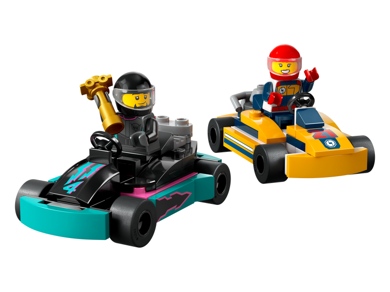 LEGO Building Set Go-Karts and Race Drivers 99 Pieces, UK version