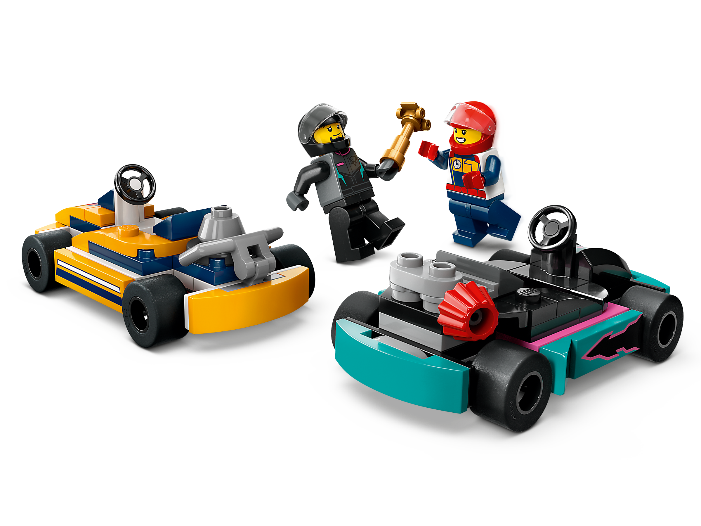 LEGO Building Set Go-Karts and Race Drivers 99 Pieces, UK version