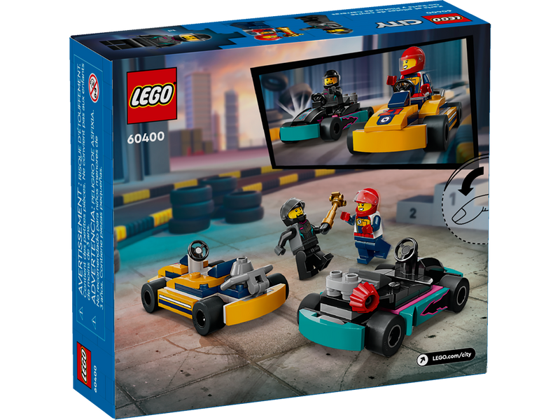 LEGO Building Set Go-Karts and Race Drivers 99 Pieces, UK version