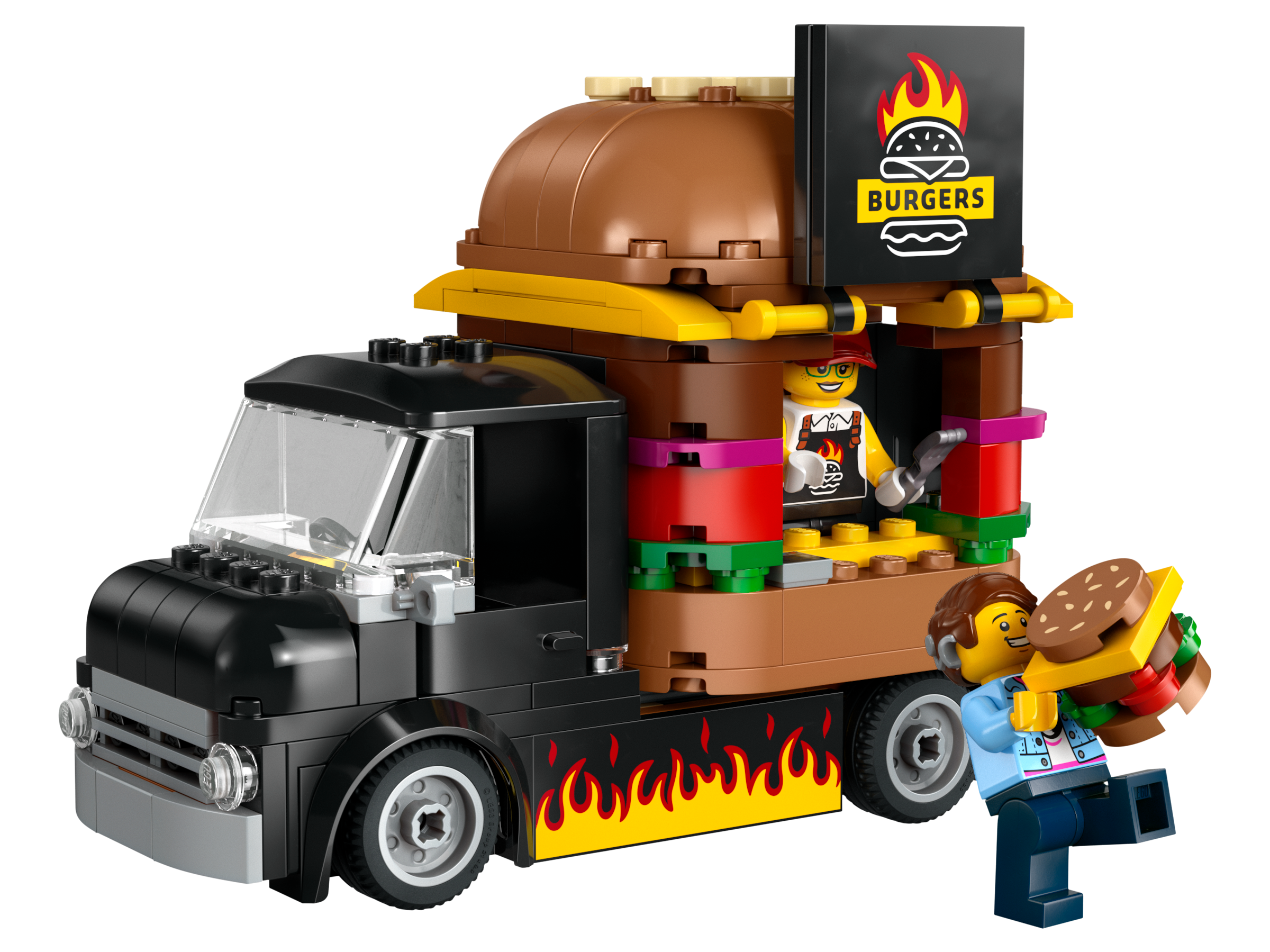 LEGO Burger Truck Building Set 194 Pieces - British product