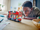LEGO City Red Double-Decker Sightseeing Bus 384 Pieces, UK version