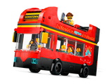 LEGO City Red Double-Decker Sightseeing Bus 384 Pieces, UK version