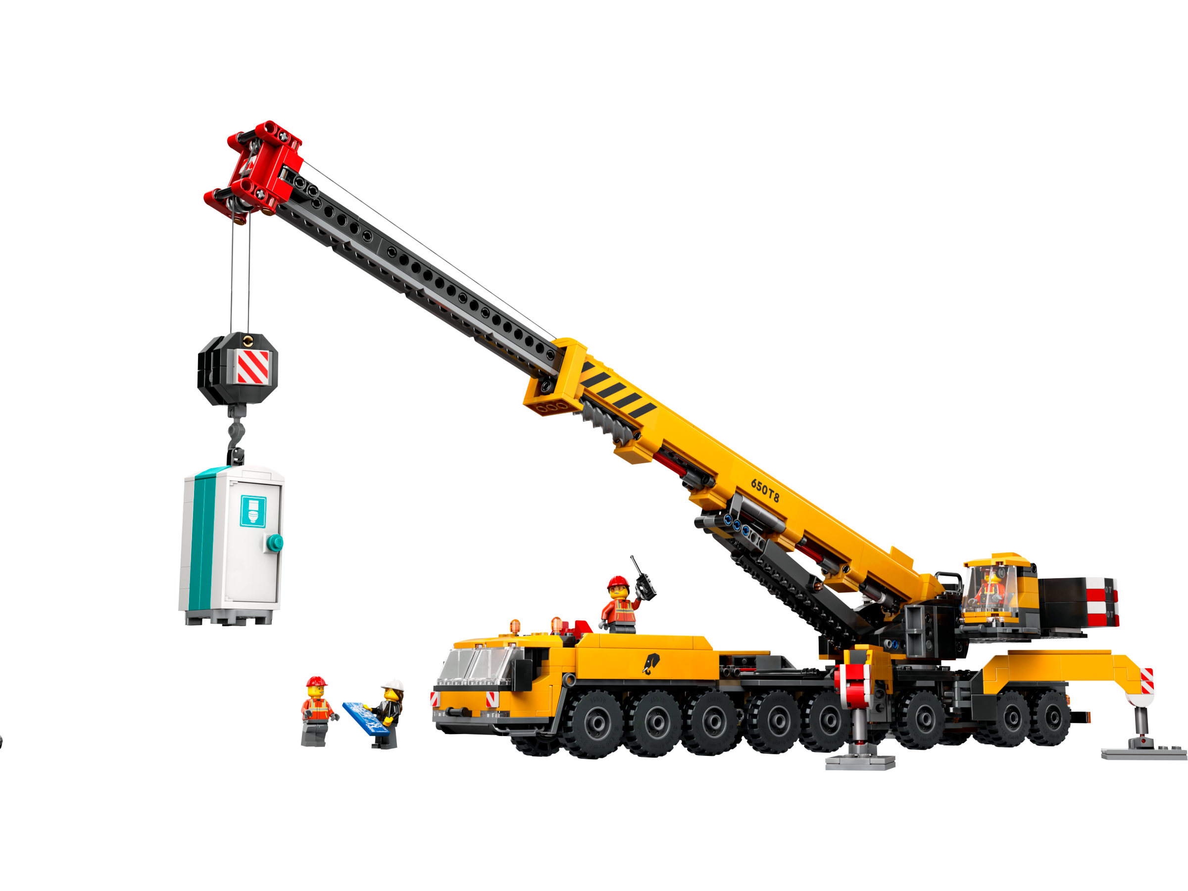 Yellow LEGO City Construction Crane 1116 Pieces (British brand)