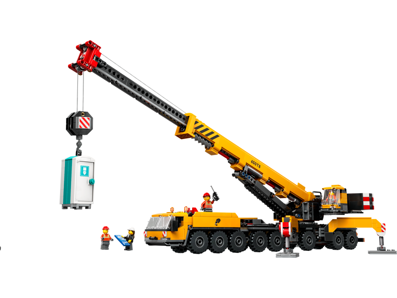 Yellow LEGO City Construction Crane 1116 Pieces (British brand)