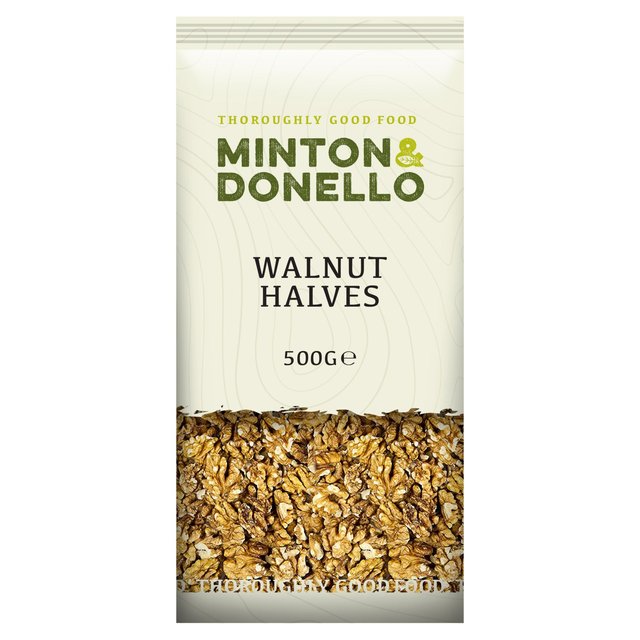 Mintons Good Food Walnut Halves   500g