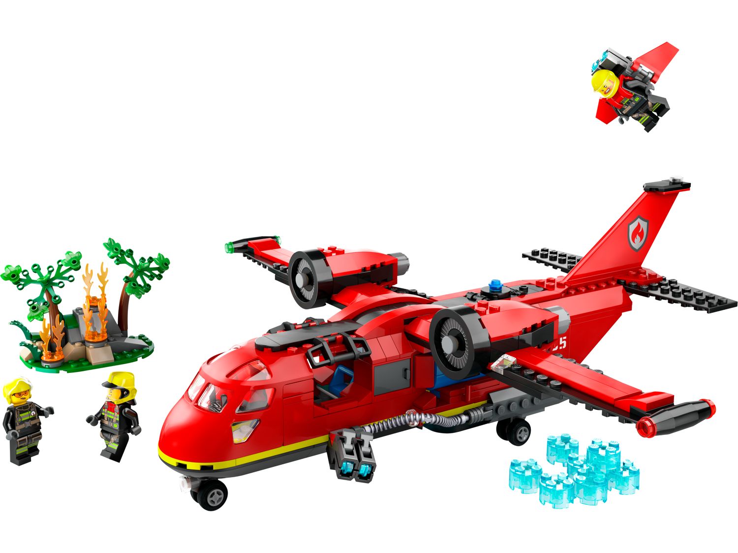 LEGO City Brannredningsfly 478 deler, importert fra Storbritannia
