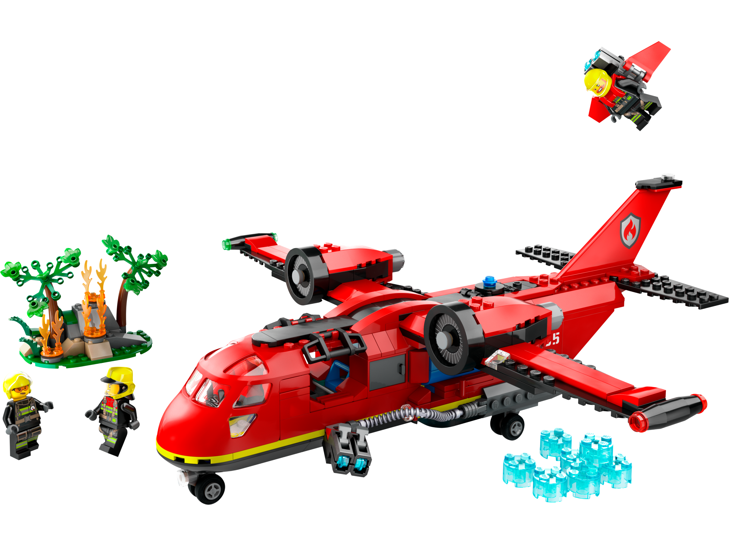 LEGO City Fire Rescue Plane 478 pieces, imported from the UK