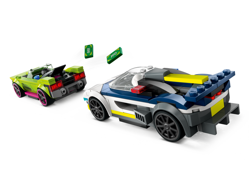 LEGO City Police Car Chase Building Set 213 Pieces, imported from the UK