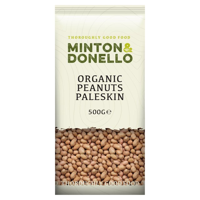 Mintons Good Food Organic Peanuts Paleskin   500g GOODS M&S   