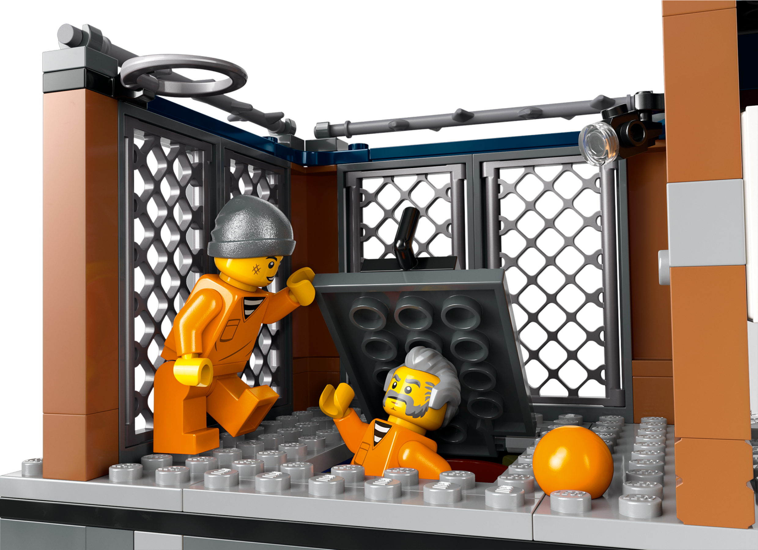 LEGO Police Prison Island building set 980 pieces, imported from the UK