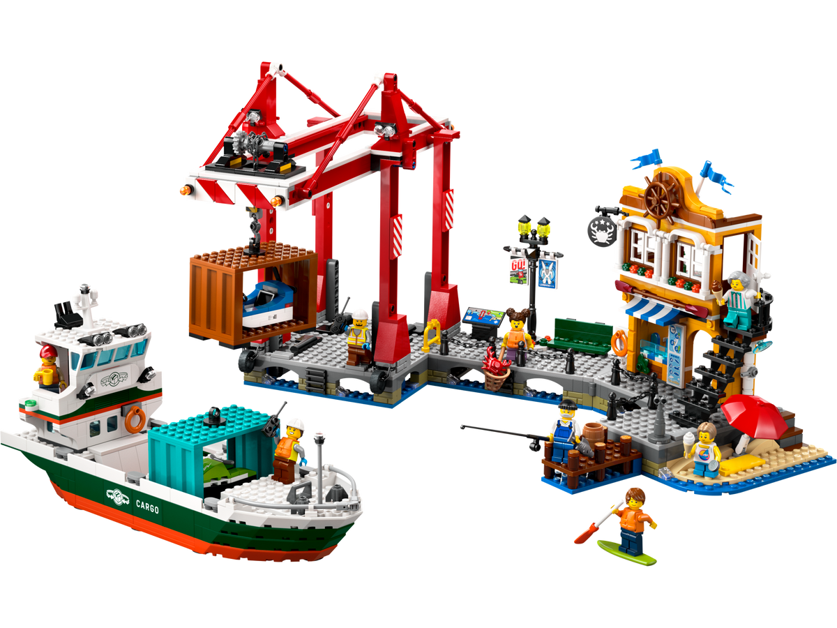 LEGO Seaside Harbor Cargo Ship 1226 pieces (British brand)