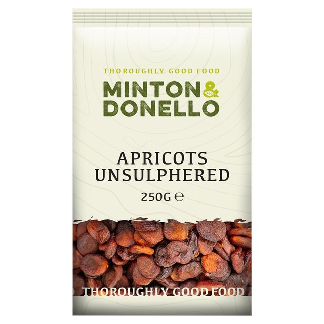 Mintons Good Food Apricots Unsulphured   250g