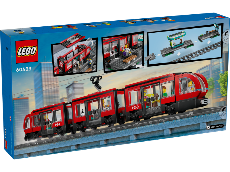 LEGO City Downtown Streetcar and Station 811 Pieces - British product