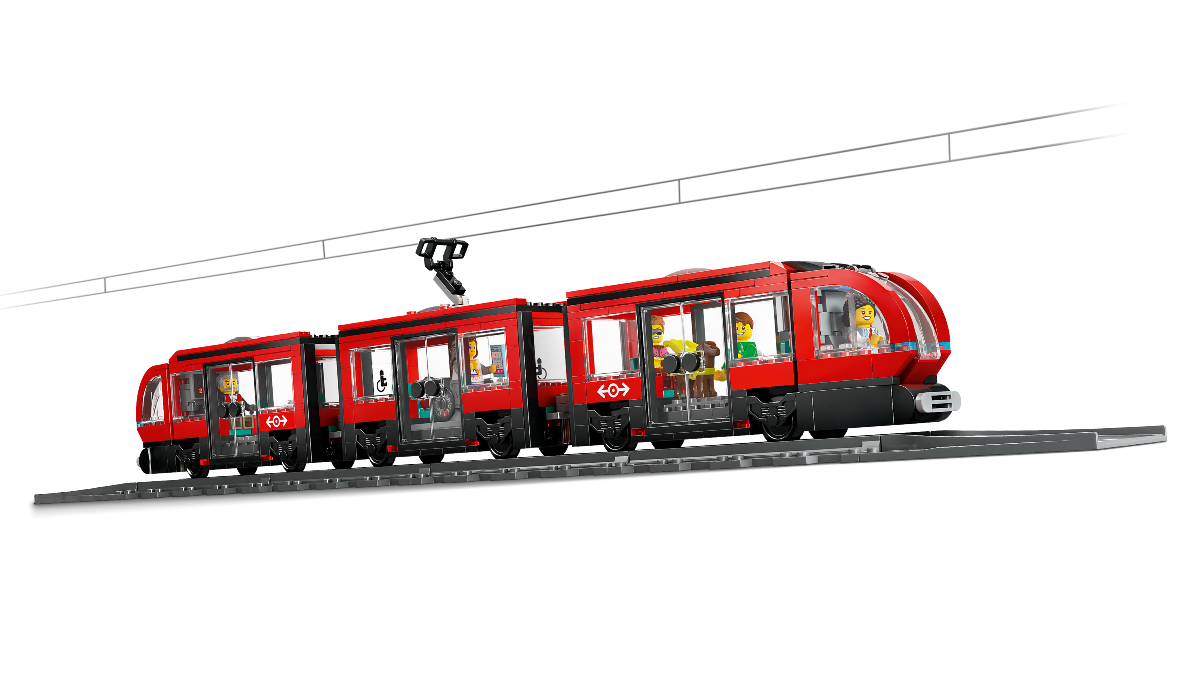 LEGO City Downtown Streetcar and Station 811 Pieces - British product