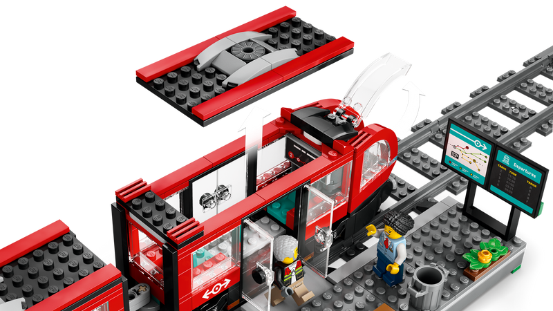 LEGO City Downtown Streetcar and Station 811 Pieces - British product