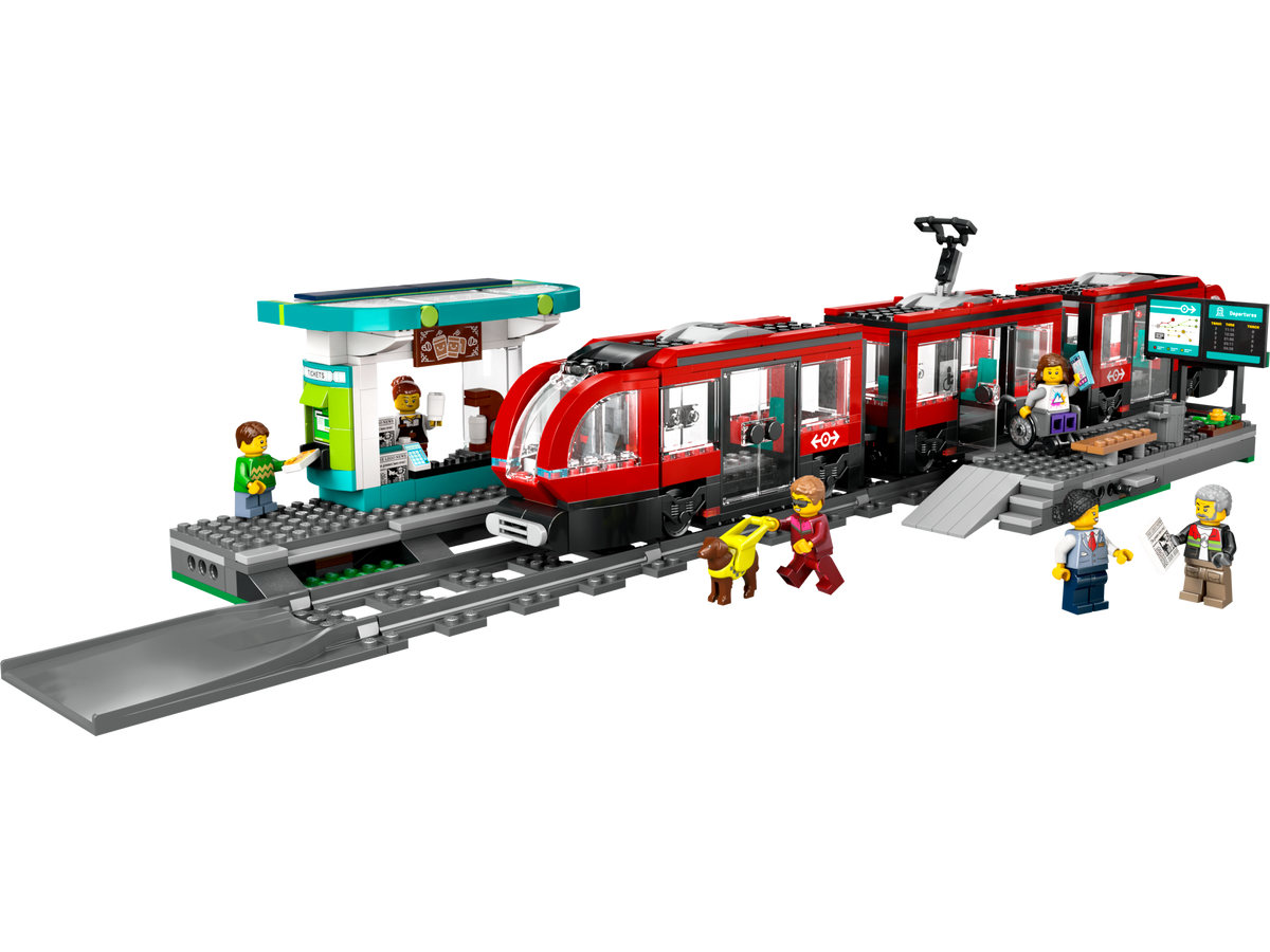 LEGO City Downtown Streetcar and Station 811 Pieces - British product