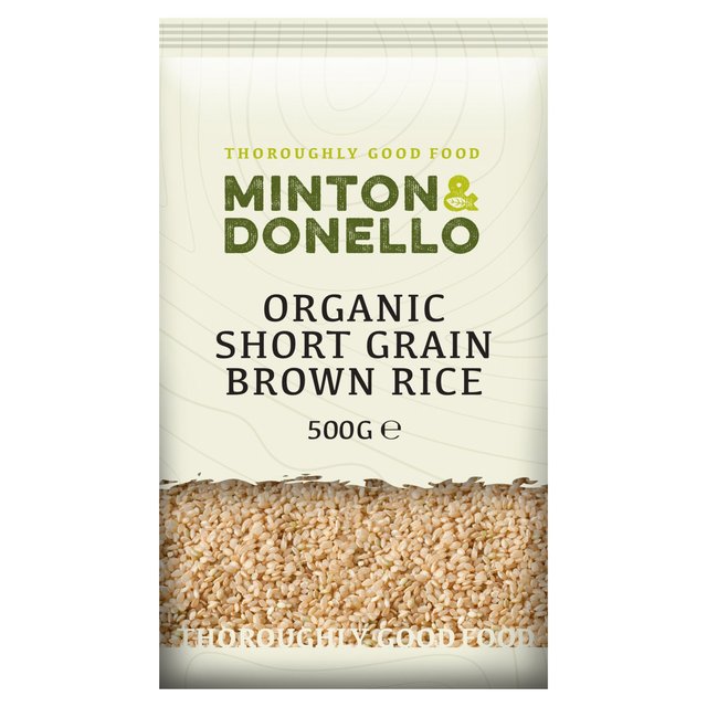 Mintons Good Food Organic Short Grain Brown Rice   1kg GOODS M&S   