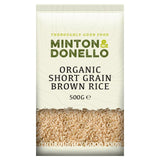 Mintons Good Food Organic Short Grain Brown Rice   1kg GOODS M&S   