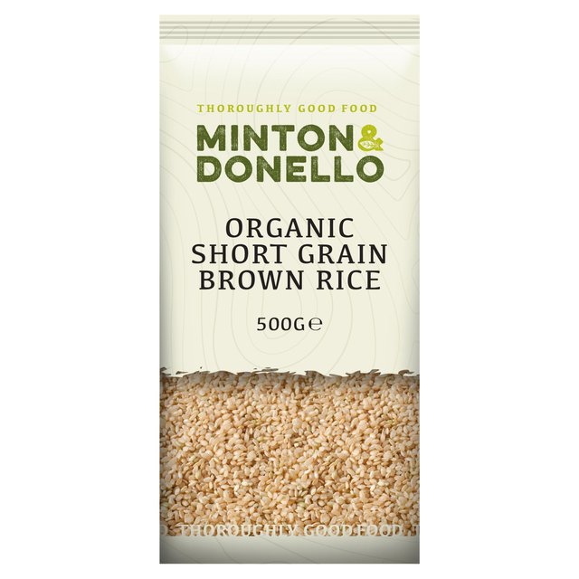 Mintons Good Food Organic Short Grain Brown Rice   500g GOODS M&S   