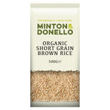 Mintons Good Food Organic Short Grain Brown Rice   500g GOODS M&S   