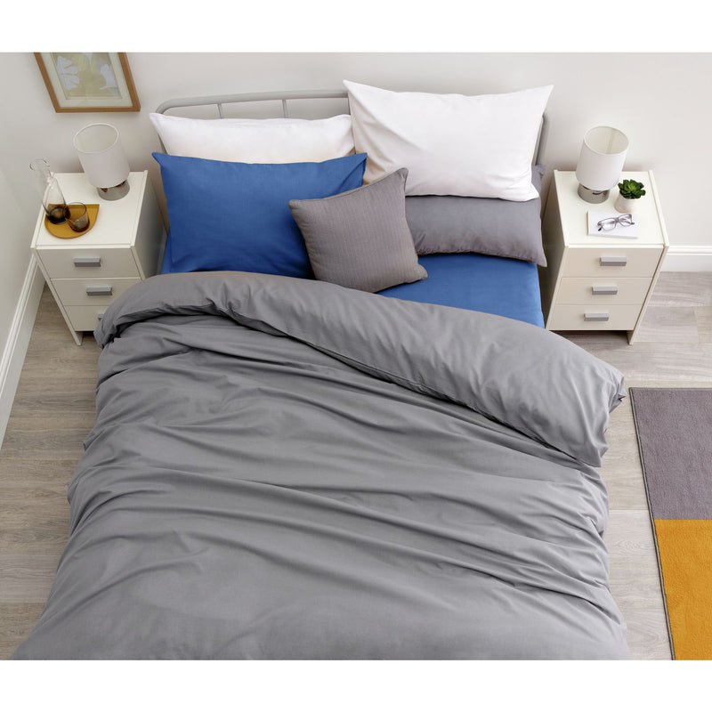 Habitat Easycare Plain Standard Pillowcase Pair - White