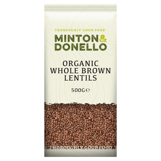 Mintons Good Food Organic Whole Brown Lentils   500g GOODS M&S   