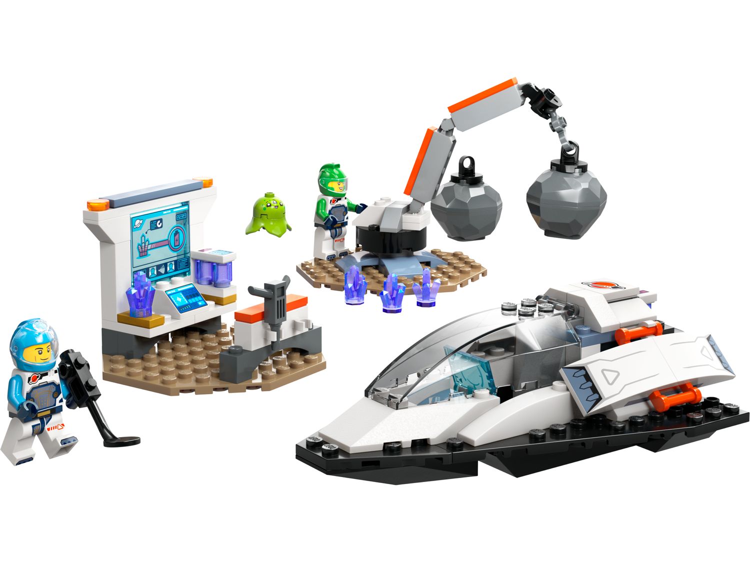 LEGO City Spaceship and Asteroid Discovery toy set 126 pieces (British brand)