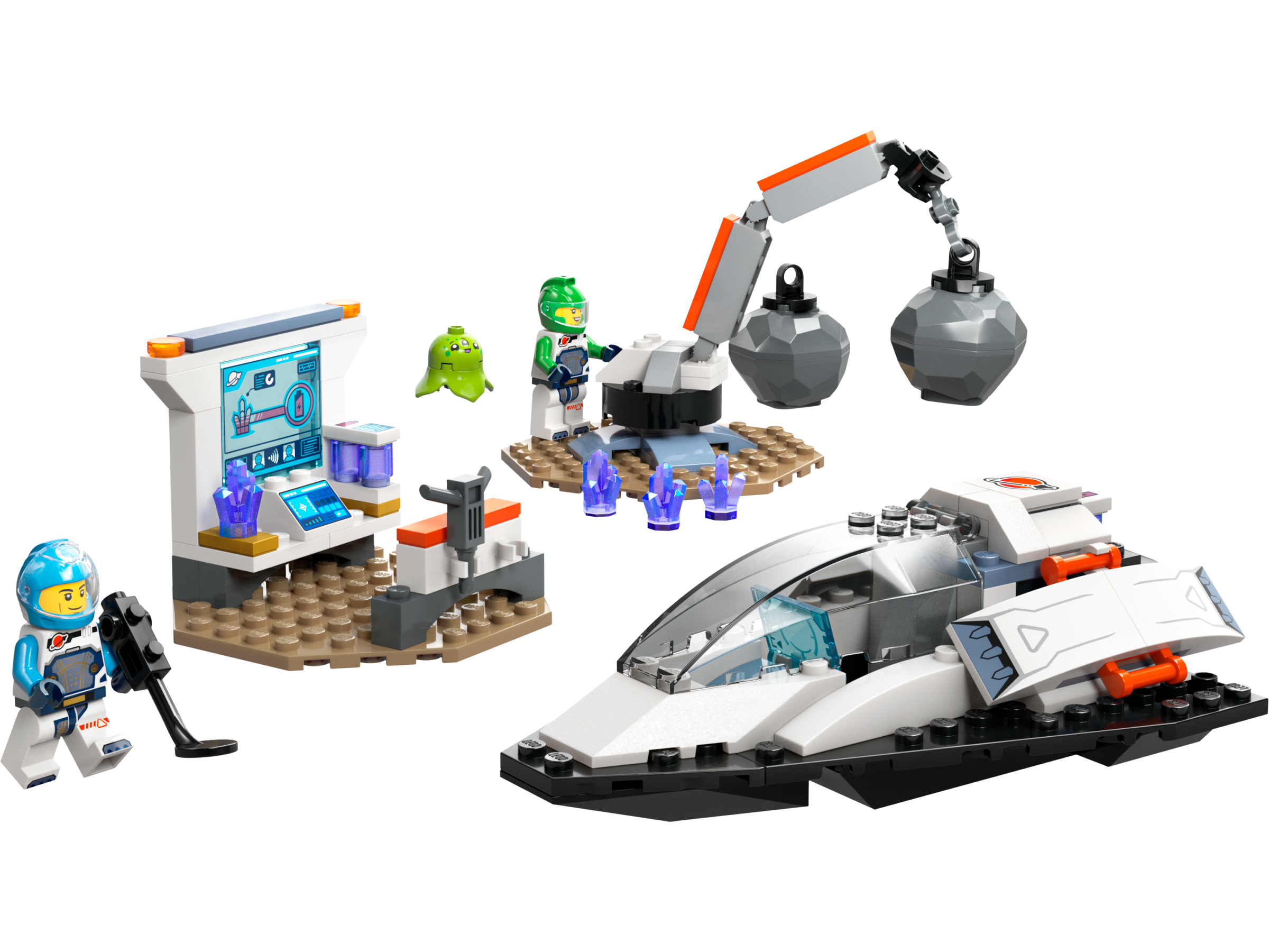 LEGO City Spaceship and Asteroid Discovery toy set 126 pieces (British brand)