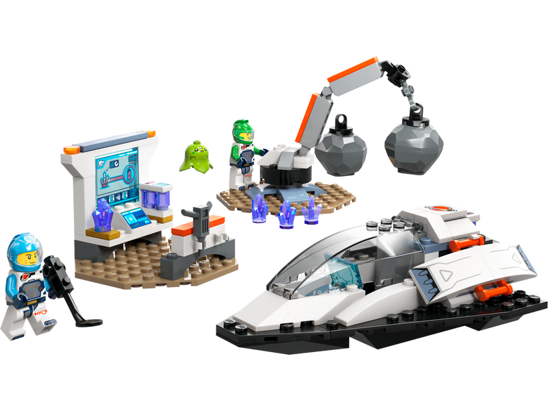 LEGO City Romskip og Asteroideoppdagelse lekesett 126 deler (Britisk merkevare)