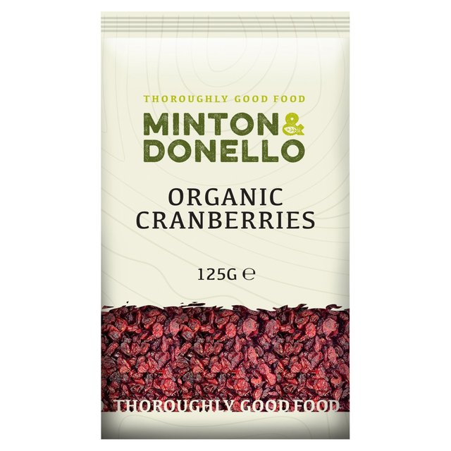 Mintons Good Food Organic Cranberries   125g GOODS M&S   