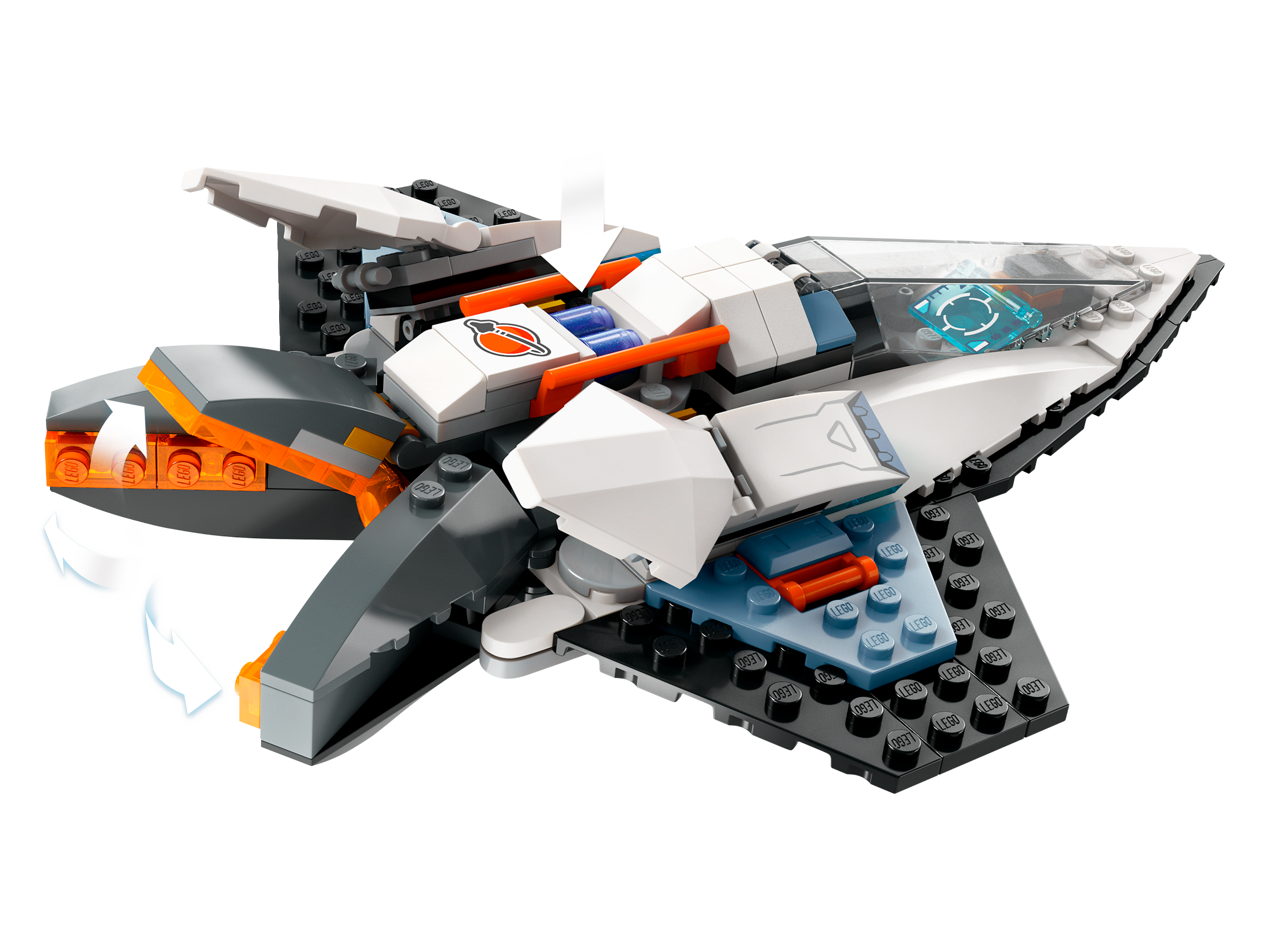 LEGO City Interstellar Spaceship building set 240 pieces, UK version