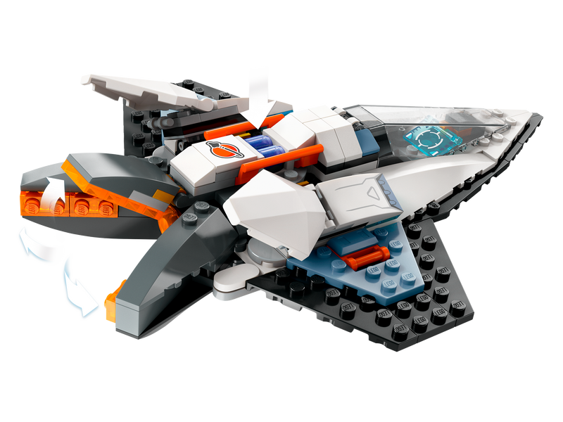 LEGO City Interstellar Spaceship building set 240 pieces, UK version