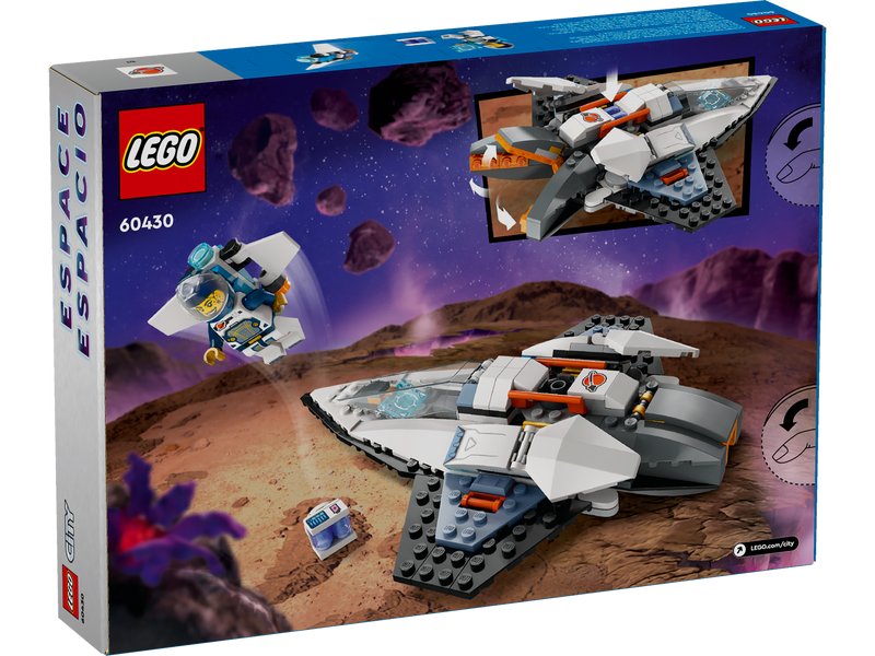 LEGO City Interstellar Spaceship building set 240 pieces, UK version