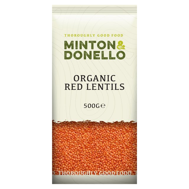 Mintons Good Food Organic Red Split Lentils   500g GOODS M&S   