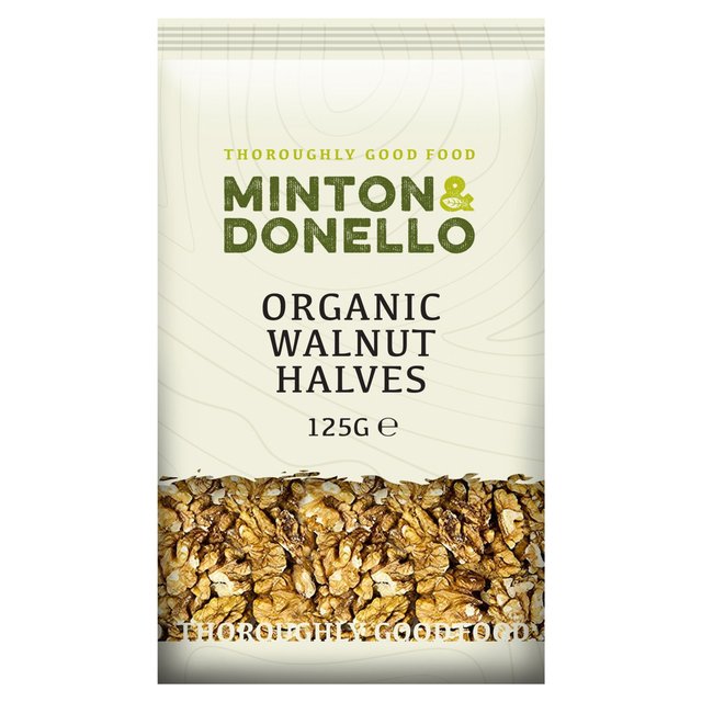 Mintons Good Food Organic Walnut Halves   125g GOODS M&S   