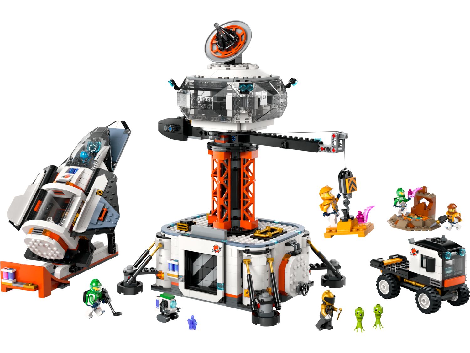 LEGO Weltraumstation und Raketenstartrampe 1422 Teile (Britische Marke)