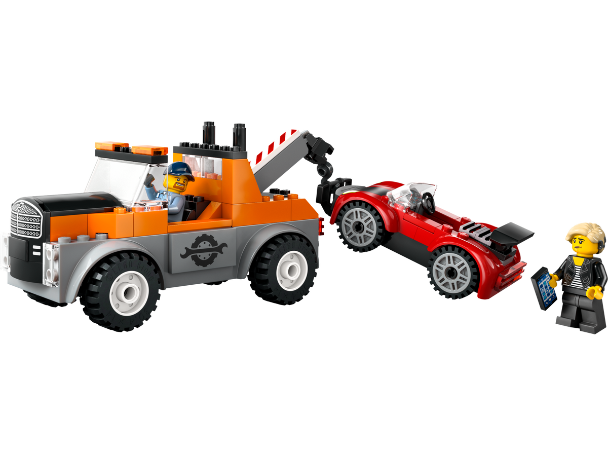 LEGO Tow Truck and Sports Car Repair 101 Pieces (British brand)