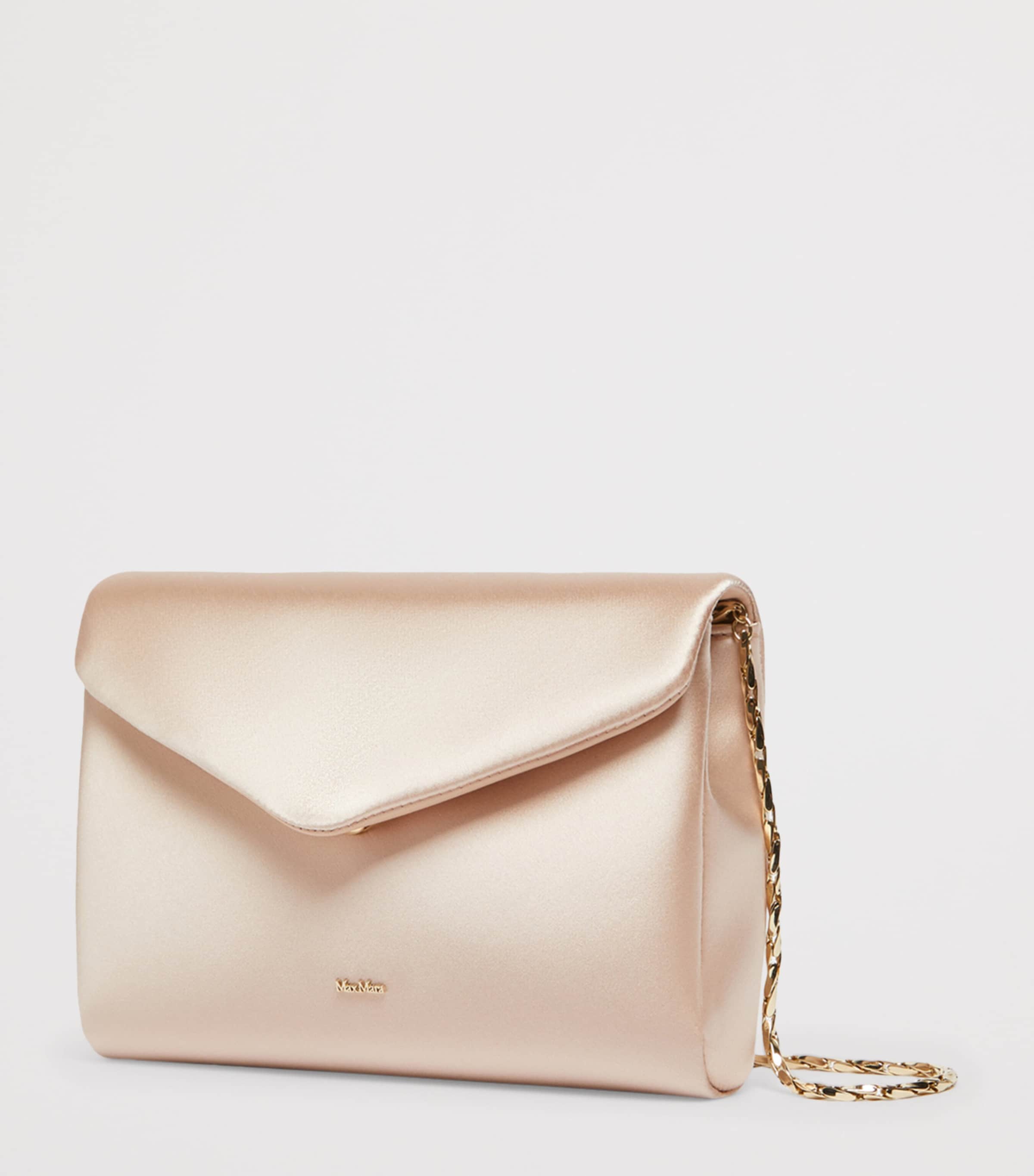 Max Mara satin clutch bag, UK version