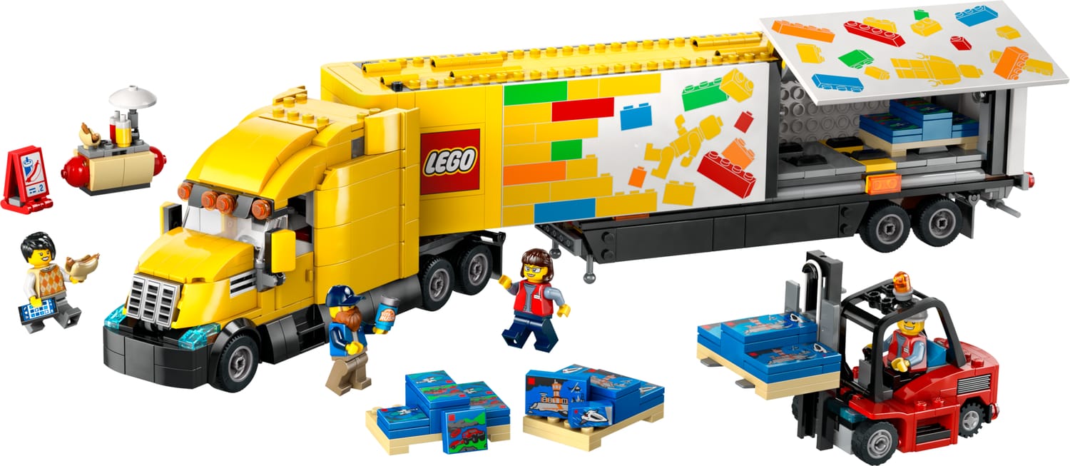 LEGO Yellow Delivery Truck 1061 pieces (British brand)