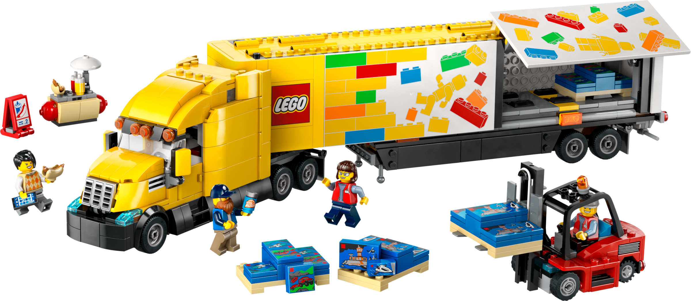 LEGO Yellow Delivery Truck 1061 pieces (British brand)