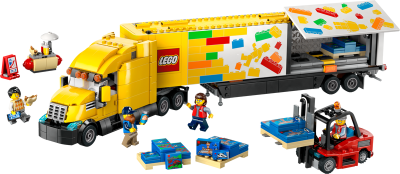 LEGO Yellow Delivery Truck 1061 pieces (British brand)