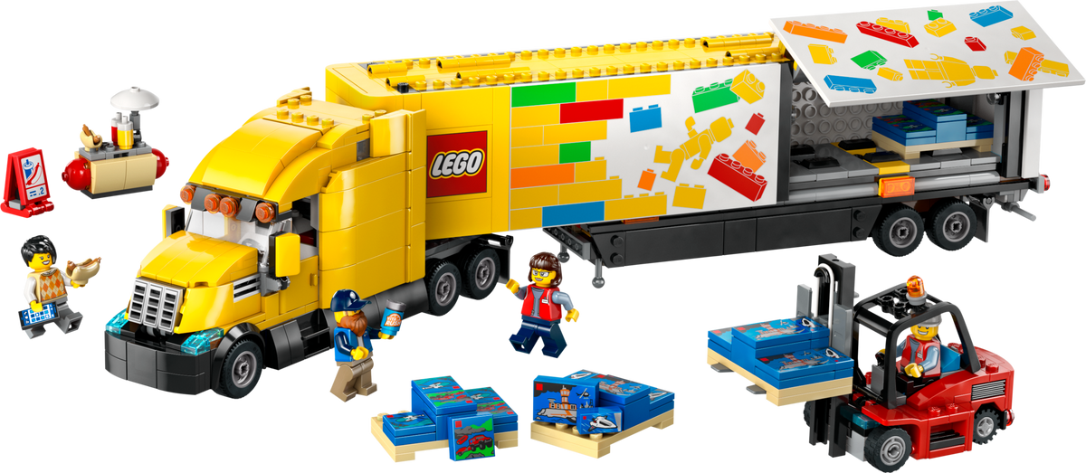 LEGO Yellow Delivery Truck 1061 pieces (British brand)