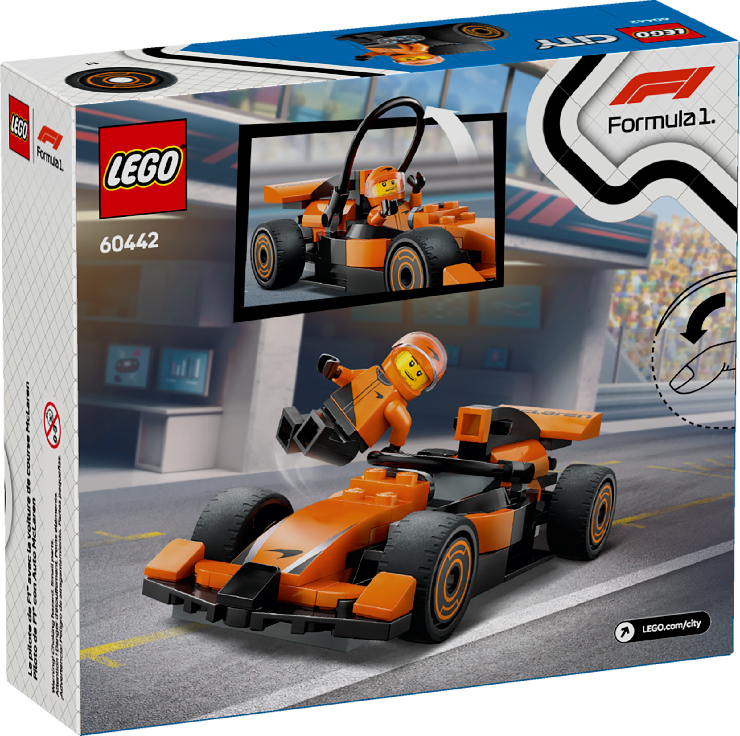 LEGO F1 Driver with McLaren Race Car 86 Pieces - British product